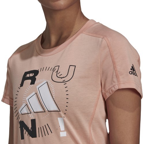 Женская блузка Adidas Run Logo W 1 Peach GV1352