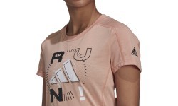 Adidas Palaidinė Moterims Run Logo W 1 Peach GV1352