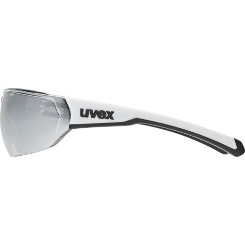 Uvex equate white matt / mirror silver glasses