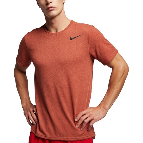 Футболка Nike M Nk Brt Top SS Hpr Dry, оранжевая