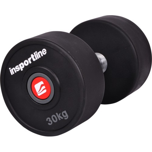 inSPORTline PRO 30 kg rubberised dumbbell