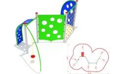 Metal Climbing Set Model CM-0213