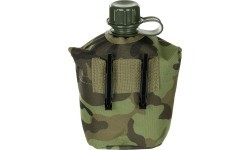 Pastic Canteen with Cover MFH - M 95 CZ Camo, 1l