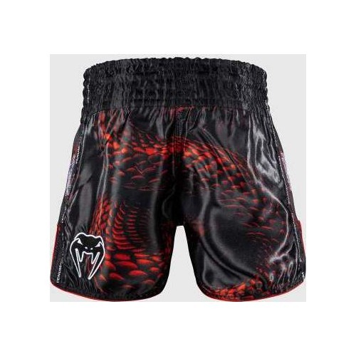 Venum Matupa Muay Thai šortai, juoda/raudona/sidabrinė