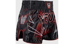 Venum Matupa Muay Thai šortai, juoda/raudona/sidabrinė