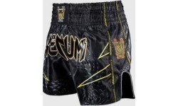 Venum Matupa Muay Thai šortai, juoda/pilka/auksinė