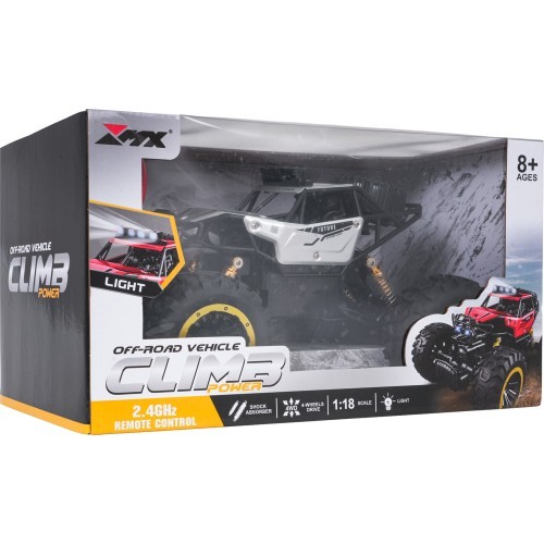 1:18 CLIMB POWER Silver R/C Crawler