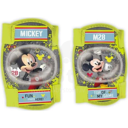 Детская защита для коленей и локтей MICKEY (зелёная)