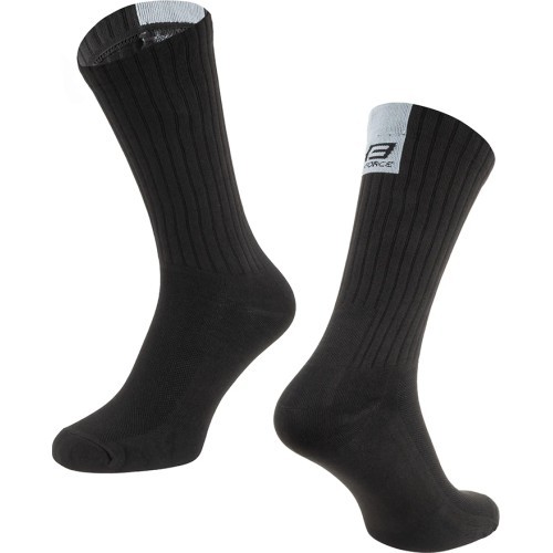 FORCE Ribbon socks, size S-M (36-41), black