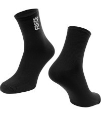 Носки FORCE Colour, размер L-XL (42-46), чёрные