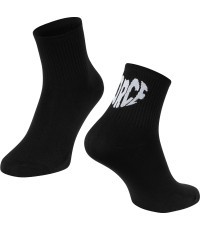 Носки FORCE In Heart, размер L-XL (42-46), чёрные