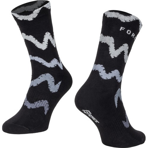 FORCE Endure Socks // size: S-M (36-41) (black/grey)