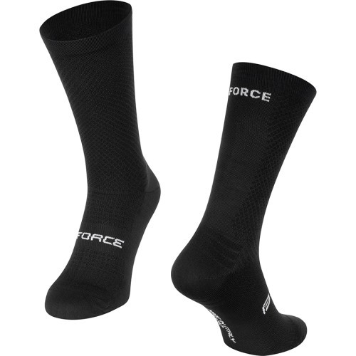 Носки FORCE Verdone, размер L-XL (43-47), черные