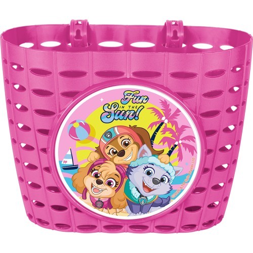 PAW PATROL GIRLS bicycle handlebar basket (pink)