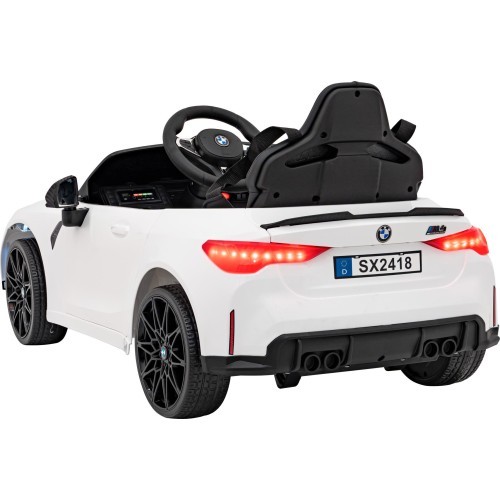 Elektromobilis BMW M4, baltas