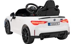 Elektromobilis BMW M4, baltas