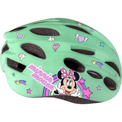 MINNIE Children's Bike Helmet 52-56cm, Green