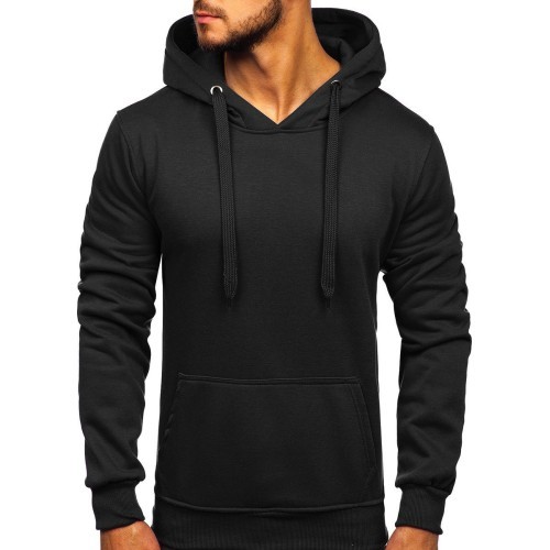 J.Style Men's Sweatshirt Black 68B2009-3