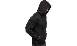 J.Style Men's Sweatshirt Black 68B2009-3