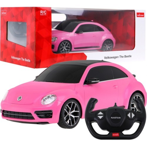 Радиоуправляемый Volkswagen Beetle 1:14 RASTAR, розовый