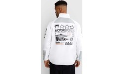 Куртка софтшелл Venum Motorsport, снежно-белая