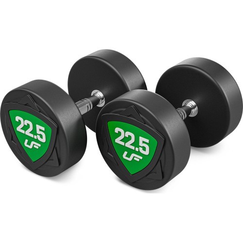 Zestaw hantli stałych poliuretanowych 2,5-25kg (skok co 2,5kg) 275kg – UpForm