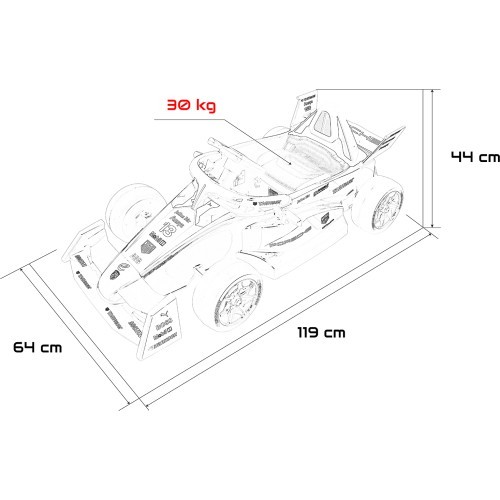 Vehicle Formula E Porsche Red