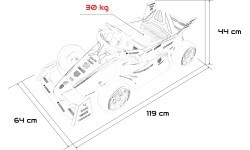 Vehicle Formula E Porsche Red