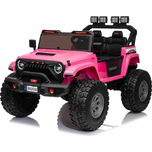 Vaikiškas elektromobilis Extreme Sport 4x4, rožinis
