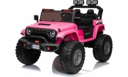 Детский электромобиль Extreme Sport 4x4, розовый