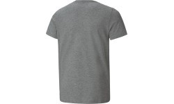 Подростковая футболка Puma Ess+ 2 Col Logo Tee, серая 586985 03