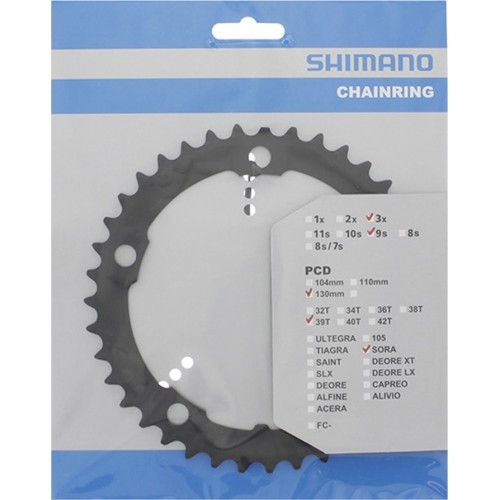 Priekinė žvaigždė Shimano Sora 3503 39T-D