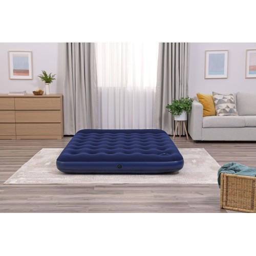 Pripučiamas veliūrinis čiužinys QUEEN 203/152/28 cm Bestway