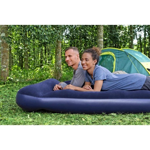 Pripučiamas veliūrinis čiužinys QUEEN 203/152/28 cm Bestway