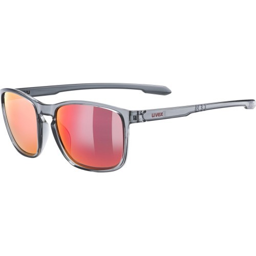 Uvex LGL 52 smoke / mirror red glasses