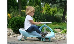 Vaikiškas mašinėlė su LED ratais rožinis ECOTOYS