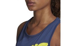 Блузка Adidas W Script Tank, синяя FM4426