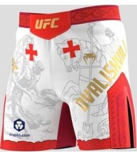 Vyriški UFC Unrivaled by Venum Merab Dvalishvili kovos šortai, balti