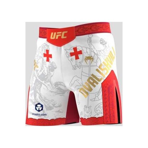 Vyriški UFC Unrivaled by Venum Merab Dvalishvili kovos šortai, balti