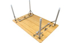 Sudedamas stalas BasicNature „Bamboo"