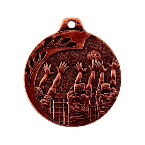 NP08 Volleyball Medal - 40 mm - Bronza