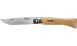 Нож Opinel 9 inox из бука в блистере