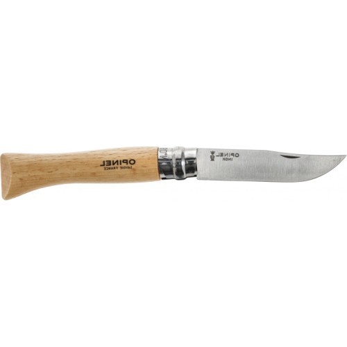 Нож Opinel 9 inox из бука в блистере