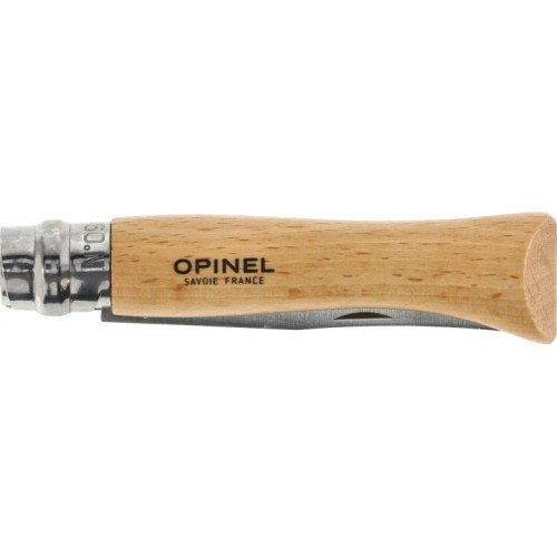 Нож Opinel 9 inox из бука в блистере