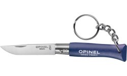 Opinel peilis Nr.4 buko rankena su pakabuku raktams - Dark blue