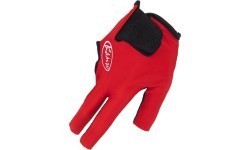 Billiard Glove, Kamui, 2024 modell, Red, to wear on right hand, L
