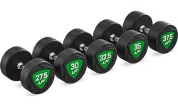 Zestaw hantli stałych poliuretanowych 27,5-37,5kg (skok co 2,5kg) 325 kg – UpForm