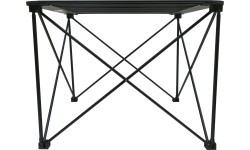Sulankstomas turistinis stalas LECCO ROLL, 70x70 cm