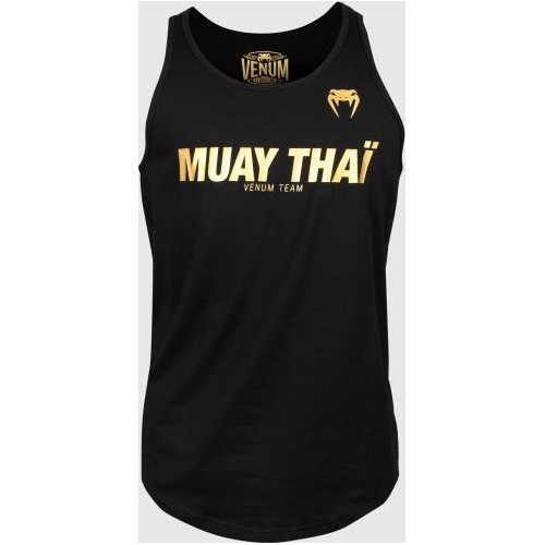 Marškinėliai Venum Muay Thai VT - juoda/auksinė