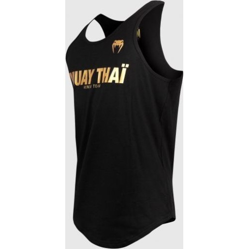 Marškinėliai Venum Muay Thai VT - juoda/auksinė